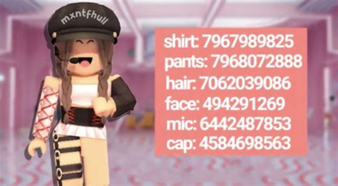 elieana I tried it! It came out. . Roblox kpop clothes id